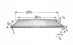 Char-Broil Chrome Steel Bottom Warming Rack