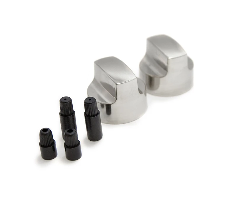 Brinkmann Chrome Main Burner Control Knob Set 3 Brinkmann Chrome Main Burner Control Knob Set