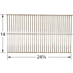 El Patio Chrome Steel Cooking Grate -Weber Chill Shop 40901 dimensions updated