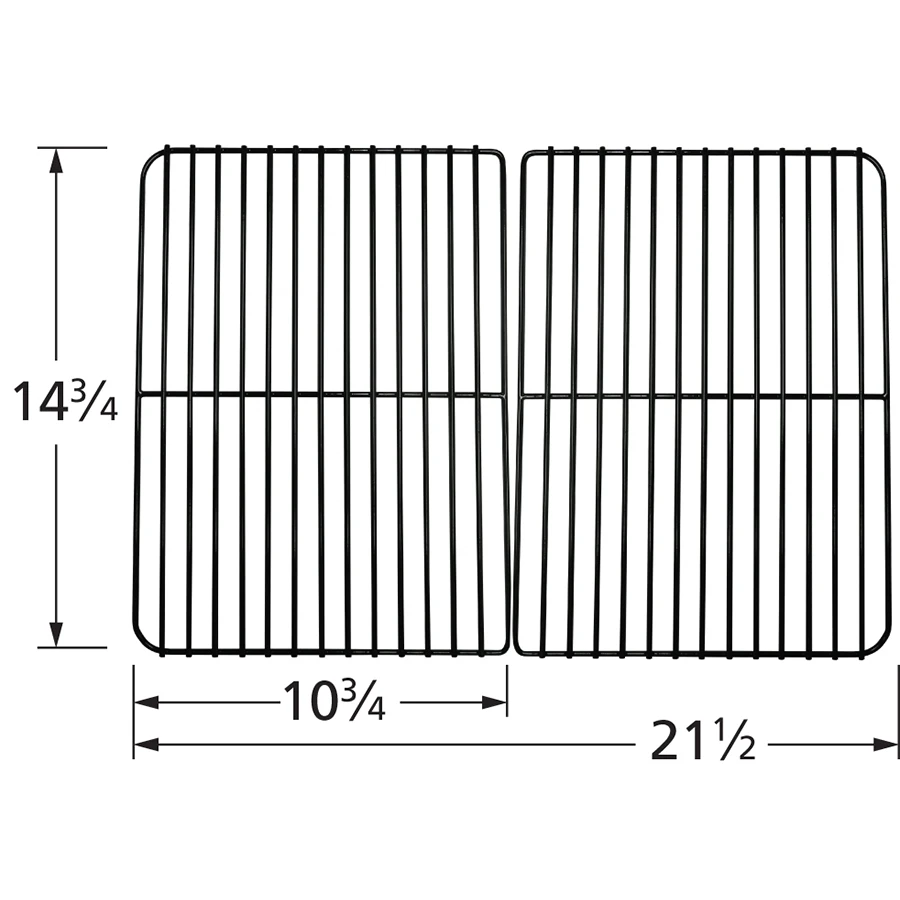 Tera Gear Porcelain Steel Cooking Grate Set 4 Tera Gear Porcelain Steel Cooking Grate Set - Image 2