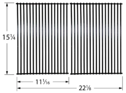 Pit Boss Porcelain Steel Cooking Grate Set -Weber Chill Shop 51652 dimensions 4 1