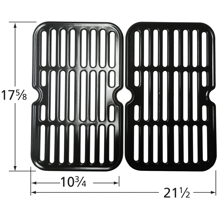 Brinkmann Porcelain Stamped Steel Cooking Grate Set 4 Brinkmann Porcelain Stamped Steel Cooking Grate Set - Image 2