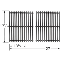 Tera Gear Porcelain Steel Wire Cooking Grate Set -Weber Chill Shop 59812 dimensions updated 3