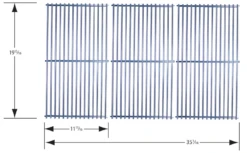 Outdoor Gourmet Stainless Steel Cooking Grate Set
