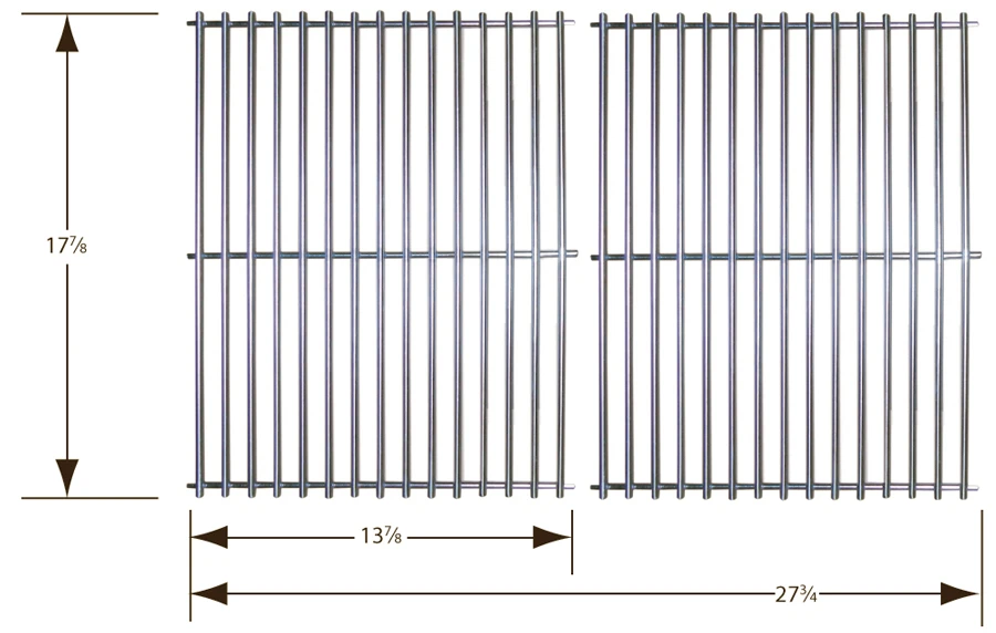 Char-Broil Stainless Steel Wire Cooking Grate Set 4 Char-Broil Stainless Steel Wire Cooking Grate Set - Image 2