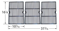 Uniflame Porcelain Cast Iron Cooking Grate Set