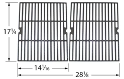 Mission Porcelain Cast Iron Cooking Grate Set -Weber Chill Shop 64252 dimensions 18