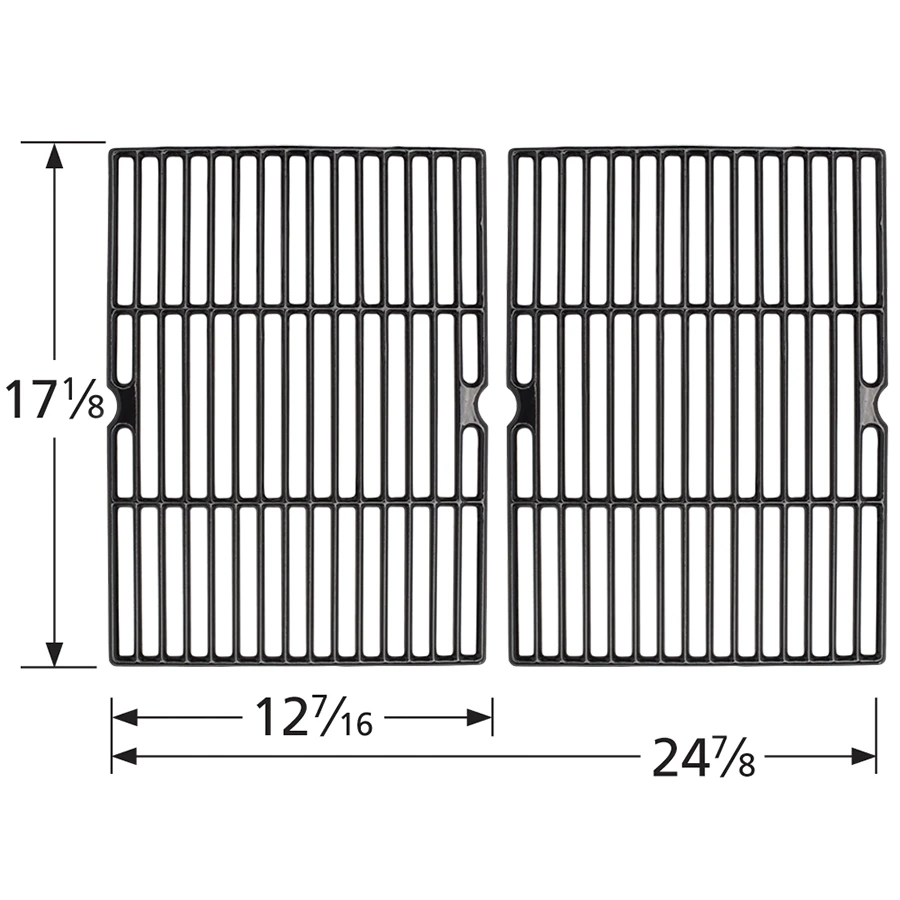 Fire King Porcelain Cast Iron Cooking Grate Set 4 Fire King Porcelain Cast Iron Cooking Grate Set - Image 2