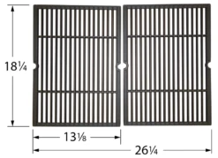 Front Avenue Porcelain Cast Iron Cooking Grate Set -Weber Chill Shop 66652 dimensions 5