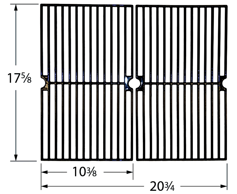 Aussie Porcelain Cast Iron Cooking Grate Set 4 Aussie Porcelain Cast Iron Cooking Grate Set - Image 2