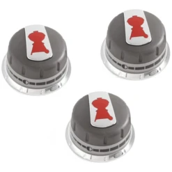 Weber OEM Main Burner Control Knob Set For Genesis 300 Series Grills