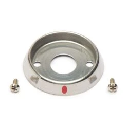 Coleman OEM Stainless Steel Side Burner Control Knob Bezel